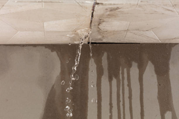 Professional Burst Pipe Cleanup technician working in Noble, OK